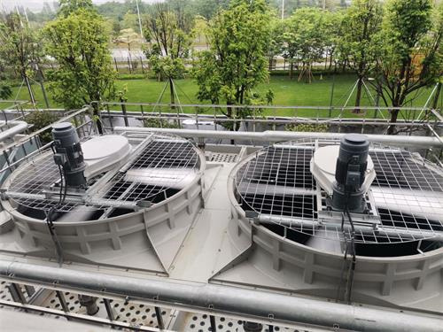 圓形閉式冷卻塔的結構特點以及設計介紹(小型冷卻塔水循環系統工作原理)