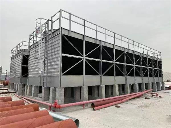 圓形冷卻塔布水裝置的安裝,冷卻塔布水盤